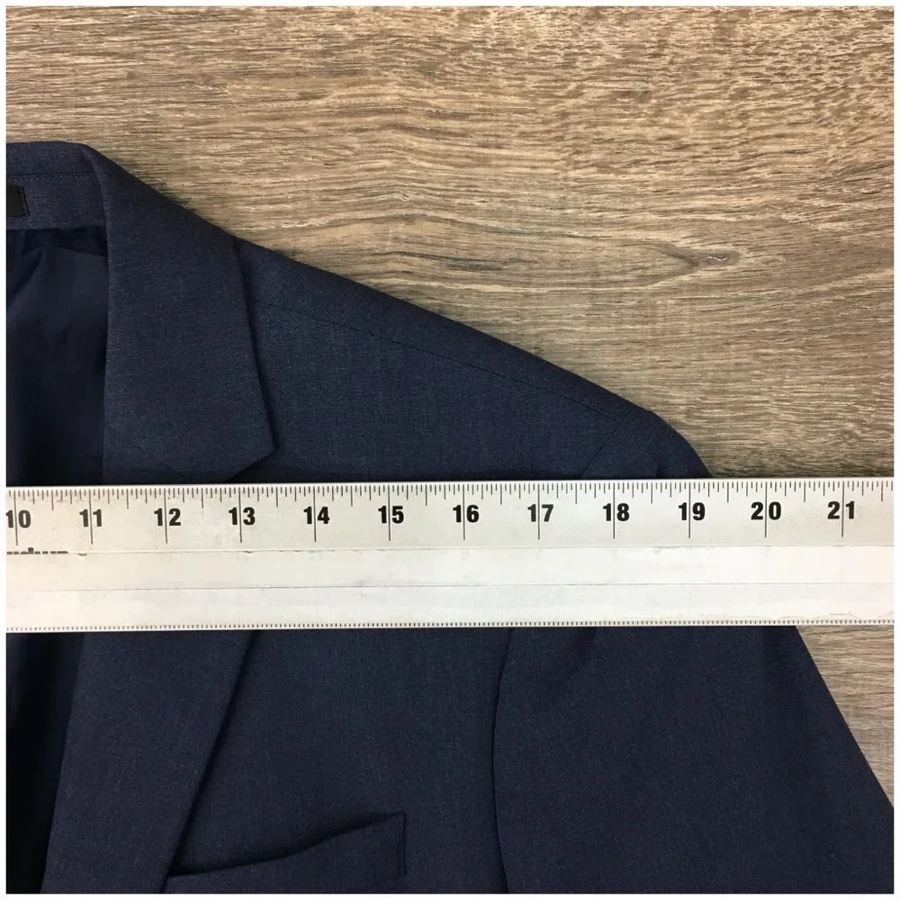 New 14TH Union Mens Blazer Sport Coat Casual Button Jacket 42R Extra‎ Slim Suits